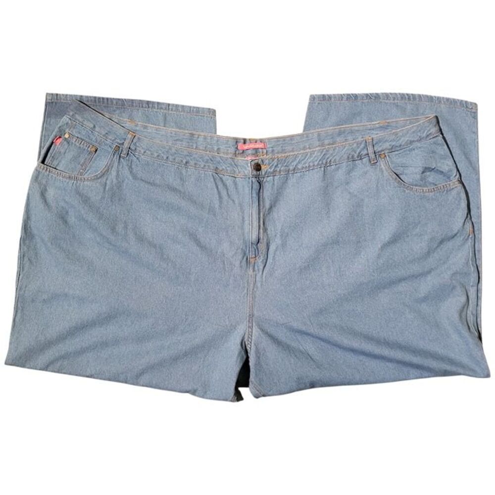 Woman Within Size 44W Petite, Measures 62x31 Light Blue Jeans